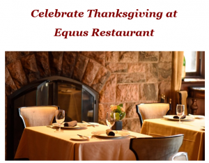 Celebrate Thanksgiving 2018 at Castle Hotel & Spa