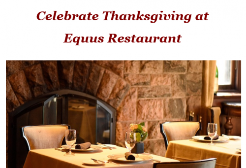 Celebrate Thanksgiving 2018 at Castle Hotel & Spa